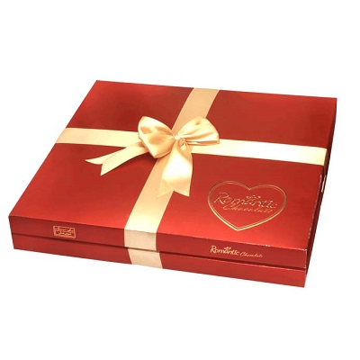 شکلات رومانتیک بانچ مغزدار جعبه ای فندقی 330 گرمی شیرین عسل